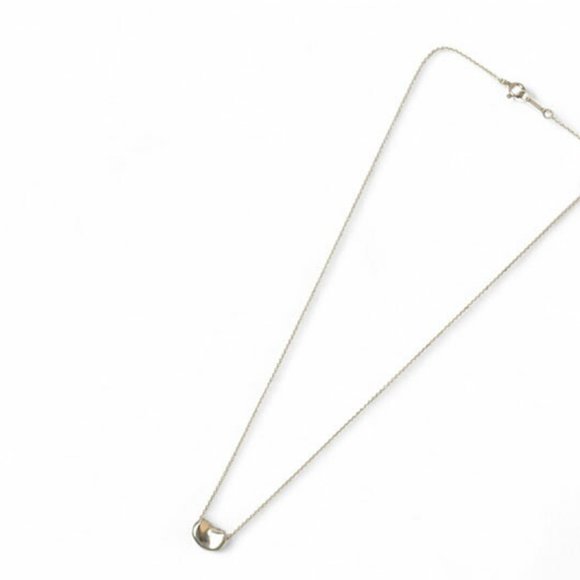 Tiffany & Co. Elsa Peretti Bean Motif Pendant in Silver, 0.9cm Wide